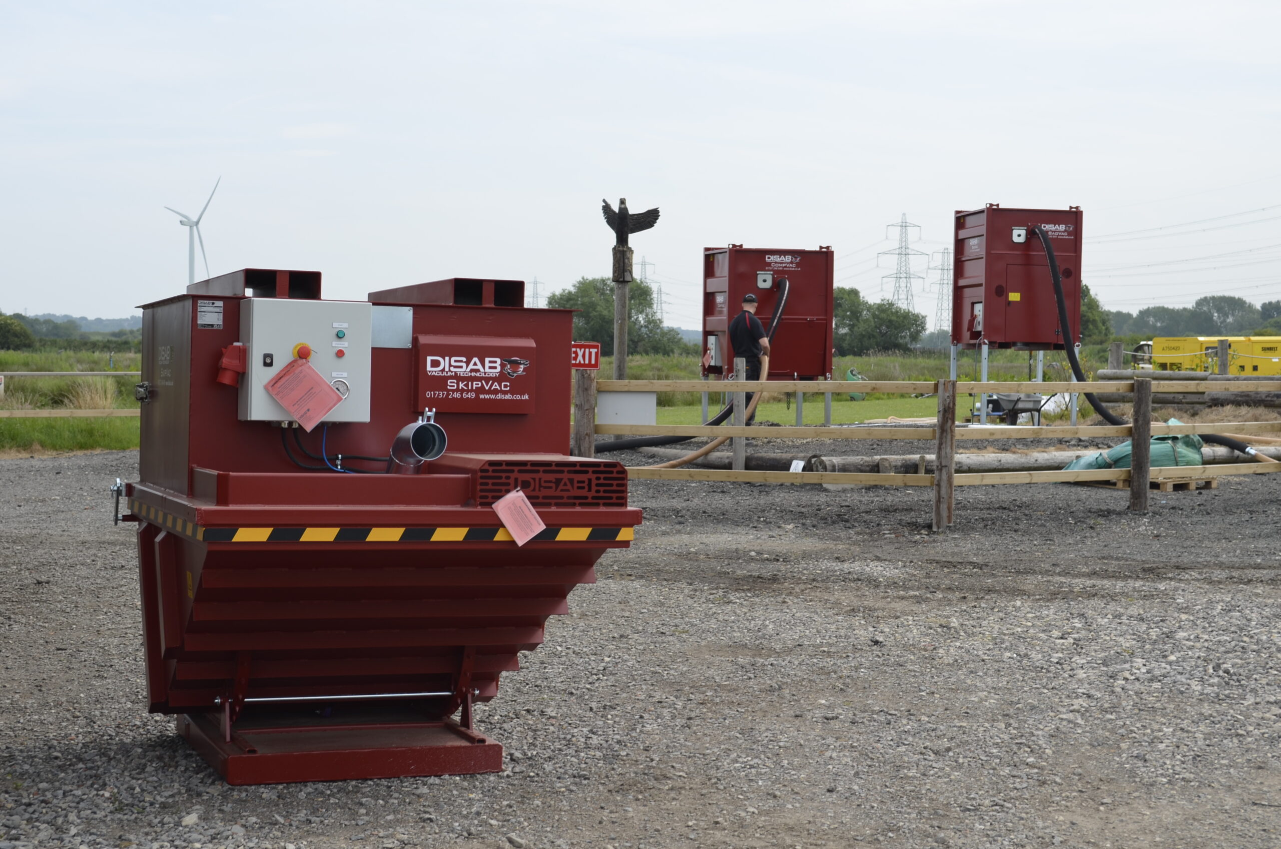 Aspirateurs industriels DISAB SkipVac, BagVac et CompVac