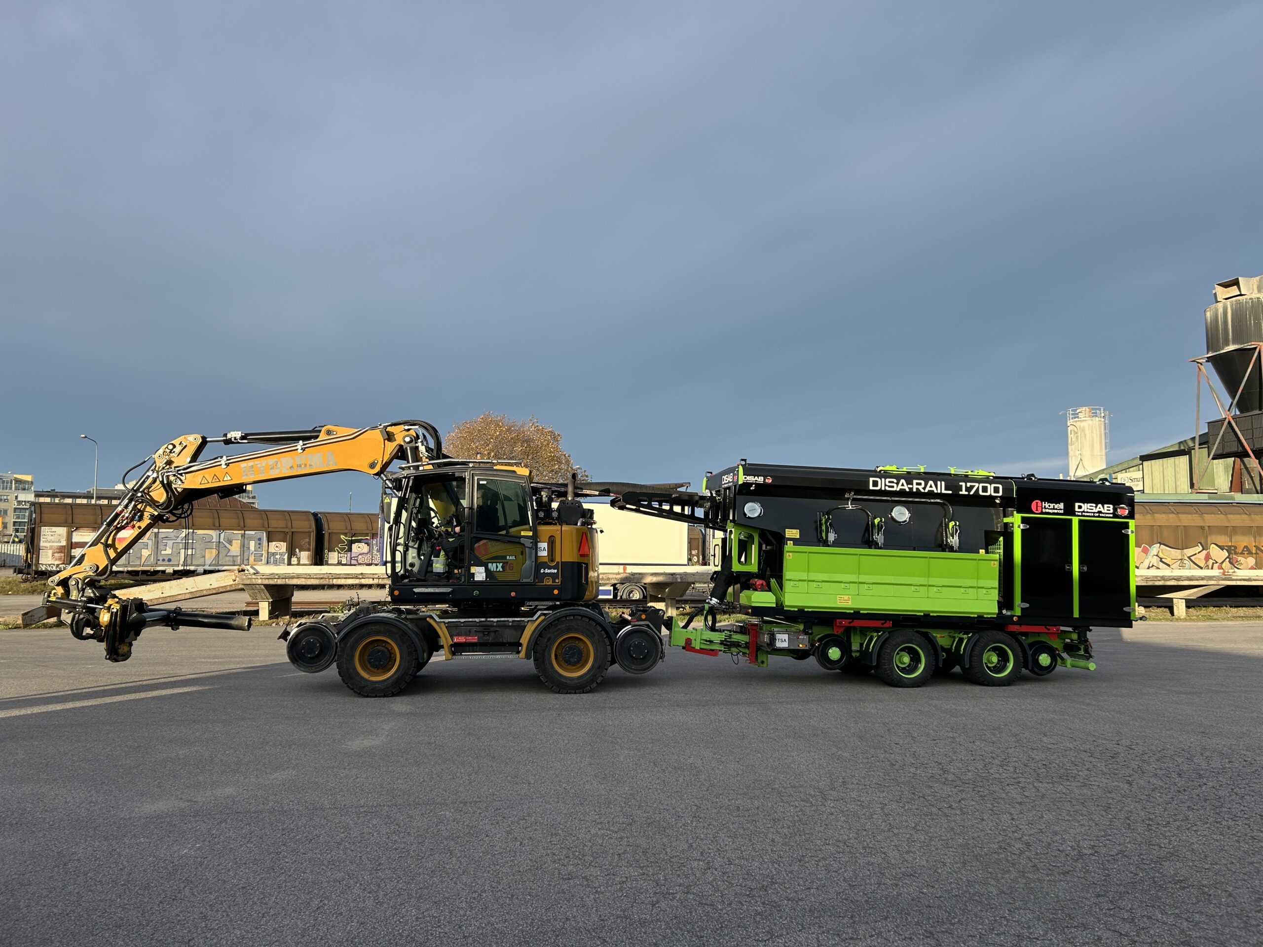 DISA RAIL 1700 transportable sur route et sur rail